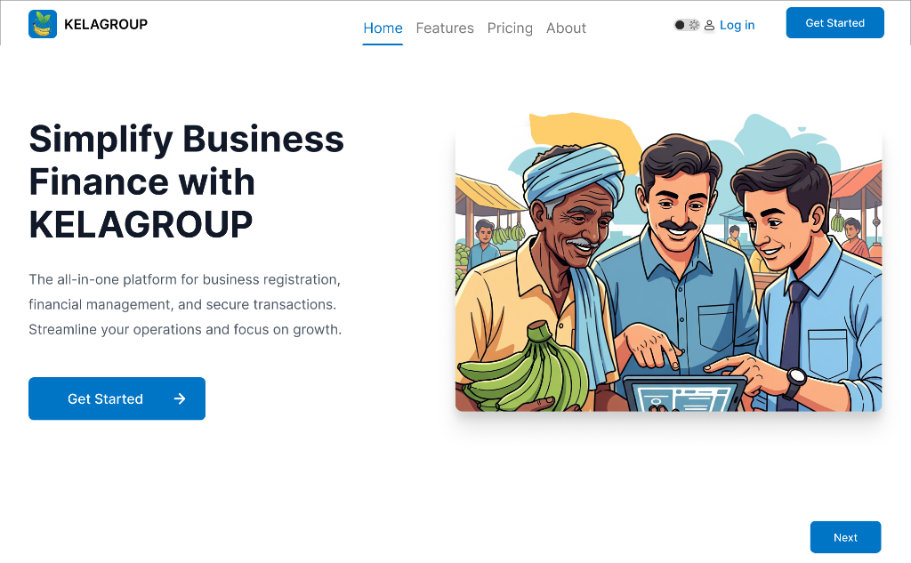 KelaGroup banana brokerage fintech system built on Flutter and Firebase
