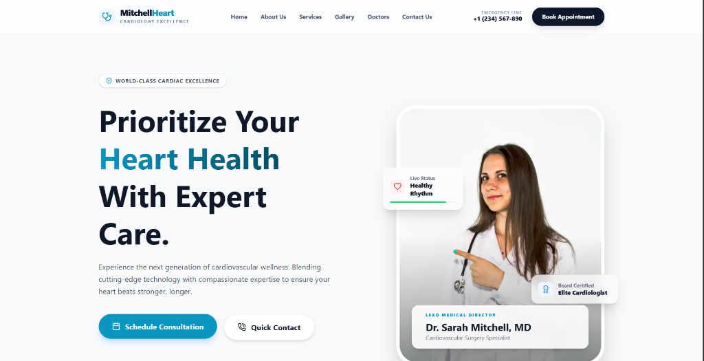 HIPAA-compliant patient portal and telemedicine platform