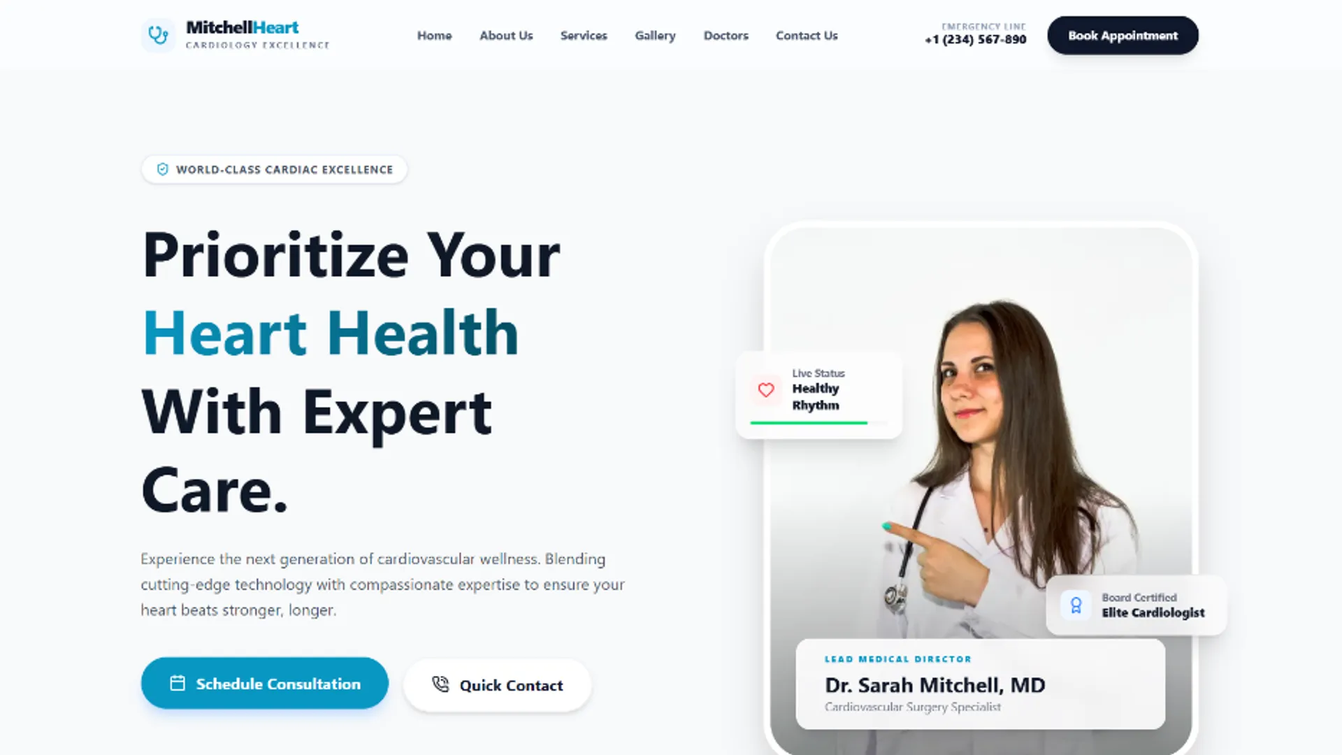 Smart Appoint HIPAA-compliant doctor booking and telemedicine platform